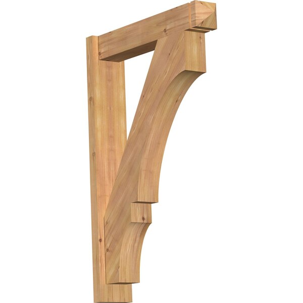 Ekena Millwork Balboa Arts & Crafts Smooth Outlooker, Western Red Cedar, 5 1/2"W x 26"D x 38"H OUT06X26X38BOA03SWR - main